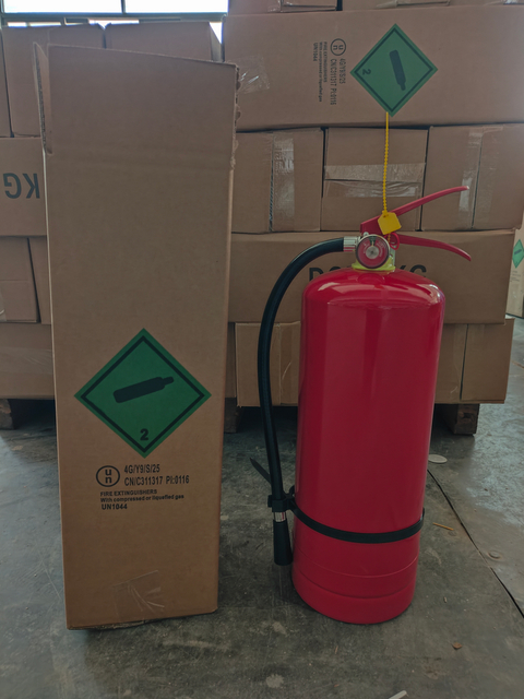 6 kg di estintore di incendio in polvere secca per legno con valvola in ottone