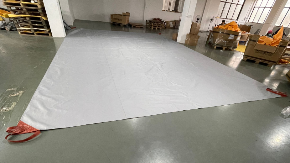 Coperta antincendio con batteria al litio per auto EV Coperta antincendio rivestita in silicone grafite da 19,8 x 26 piedi