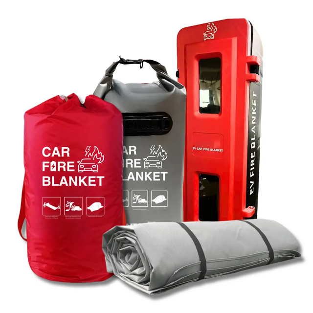Coperta antincendio con batteria al litio per auto EV Coperta antincendio rivestita in silicone grafite da 19,8 x 26 piedi