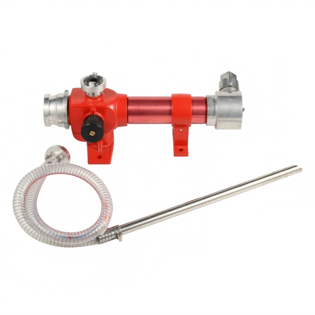 Generatore di schiuma antincendio portatile con induttore di schiuma in linea in ottone + alluminio