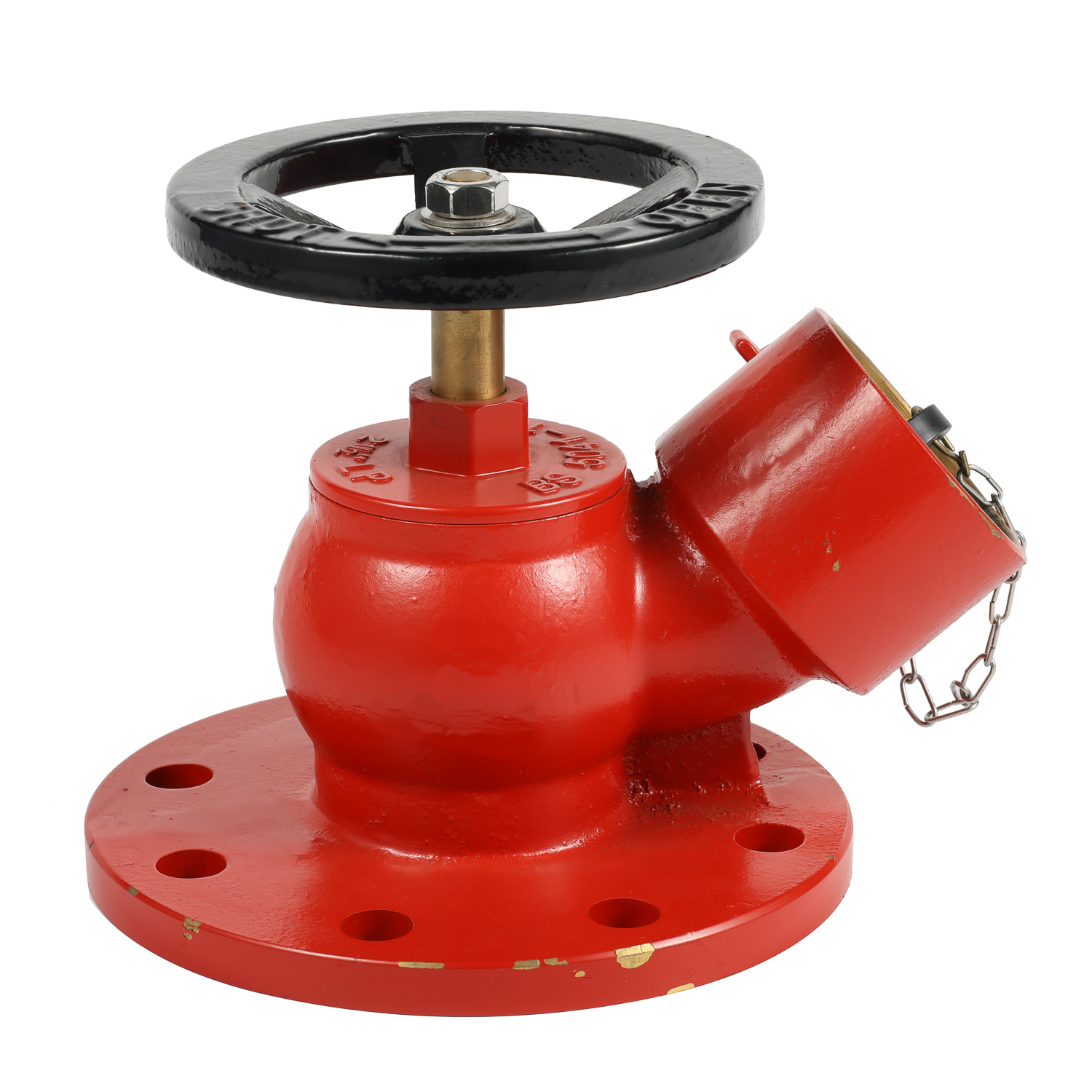 Valvola di atterraggio in ottone o bronzo per sistema di idranti