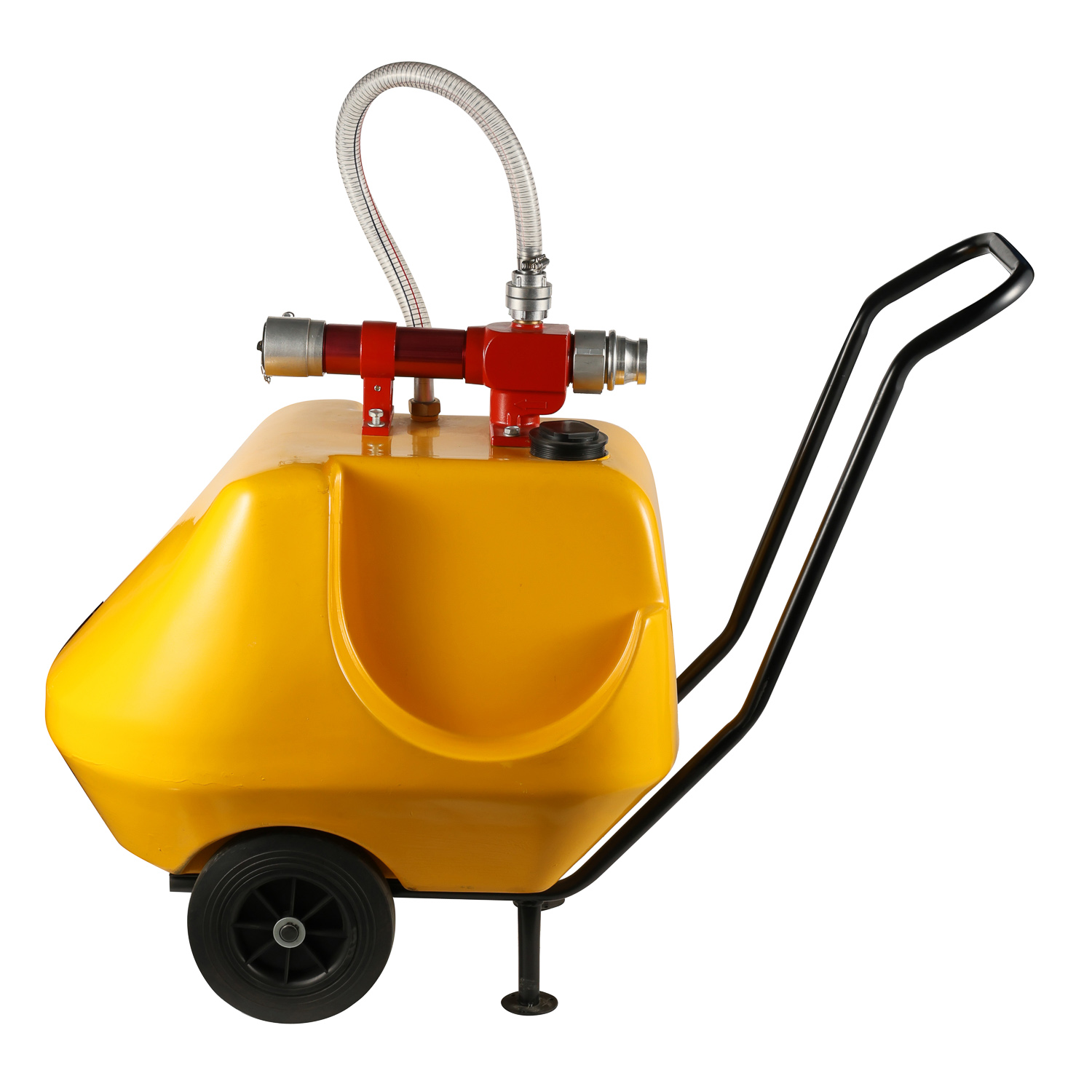 Sistema di schiuma mobile giallo semifisso (carrello) da 120/140 L/200 L