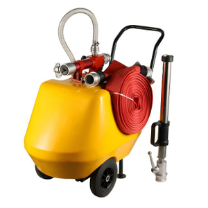 Sistema di schiuma mobile giallo semifisso (carrello) da 120/140 L/200 L