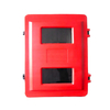 Scatola portaestintore armadiata in plastica rossa per doppio estintore, dimensioni 715x540x270mm