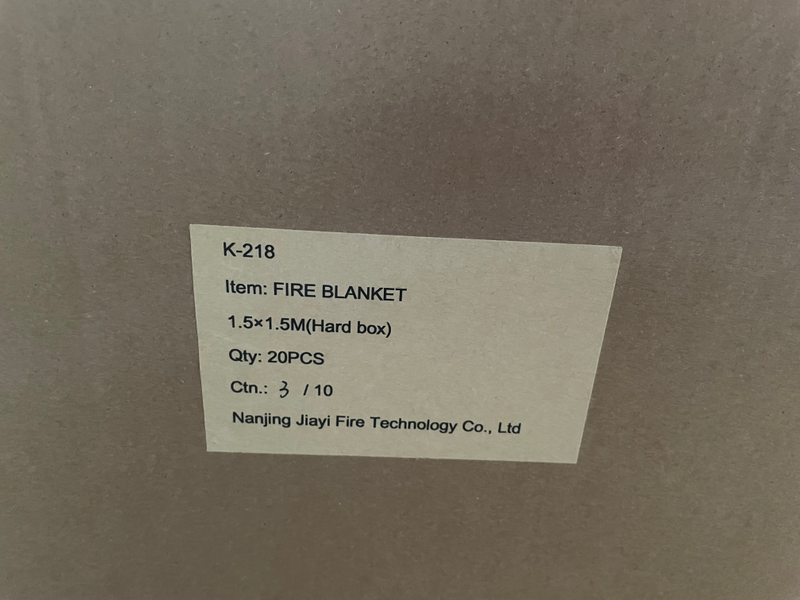 Coperta antincendio a parete resistente al fuoco per cucina