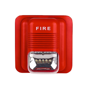 Sistema di allarme antincendio convenzionale 12V/24V con luce flash LED per emergenze antincendio