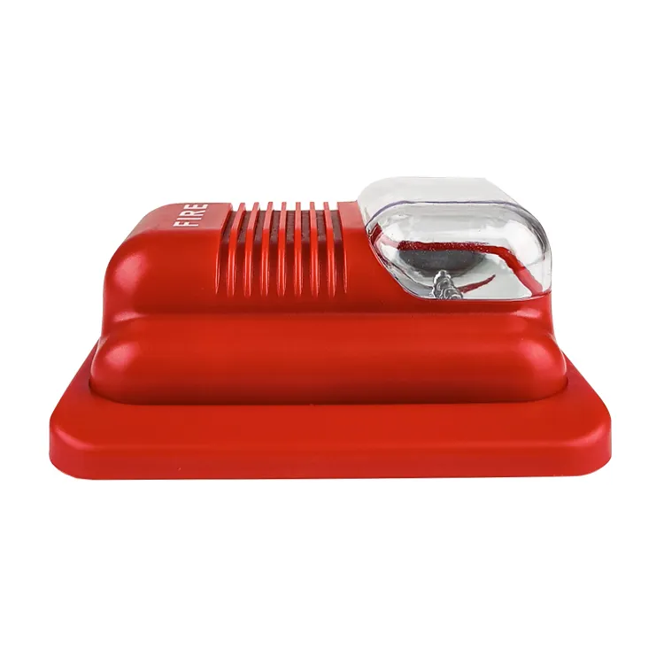 Sistema di allarme antincendio convenzionale 12V/24V con luce flash LED per emergenze antincendio