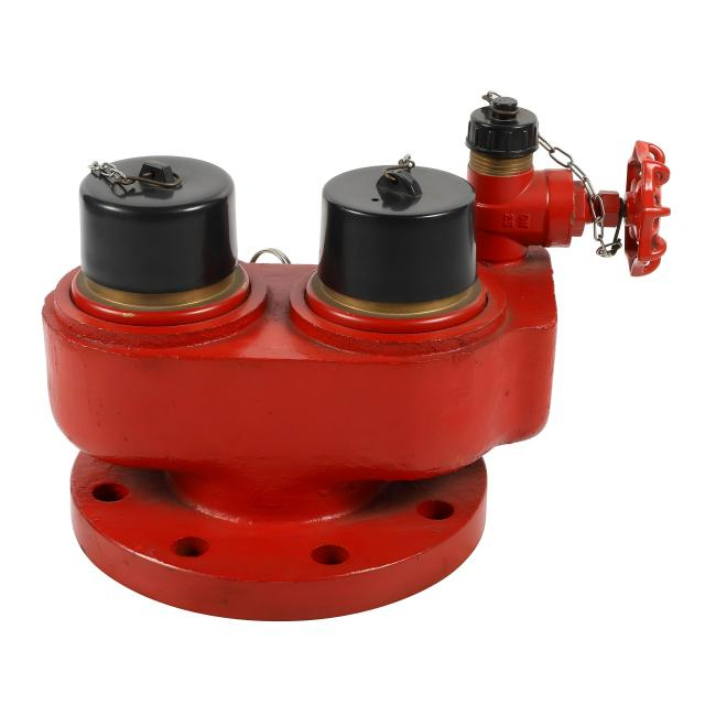 Adattatore per pompa flangiato con ingresso con connettore in ottone a doppia estremità per attrezzature antincendio